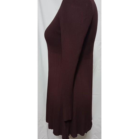 Ladies Dress Style Tunic Sweater Pleats Plumb Size M Max Edition - Picture 4 of 6